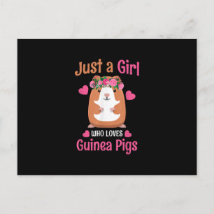Nur ein Mädchen, das Guinea Liebe, schweine Niedli Postkarte