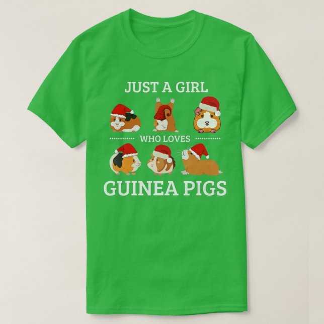 Nur ein Mädchen, das Guinea Liebe, schweine Niedli T-Shirt (Design vorne)