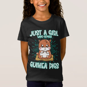 Nur ein Mädchen, das Guinea Liebe T-Shirt