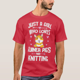 Nur ein Mädchen, das Guinea Liebe und schweine und T-Shirt