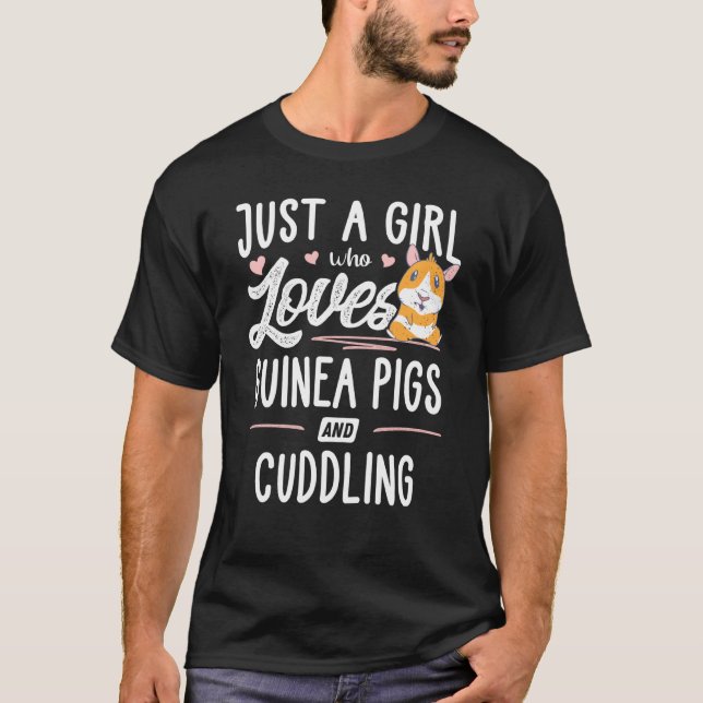 Nur ein Mädchen, das Guinea und  Liebe T-Shirt (Vorderseite)