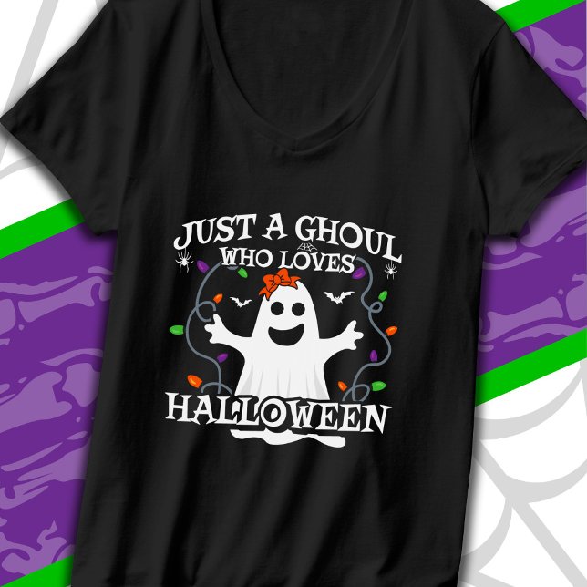 Nur ein Mädchen, das Halloween Funny Halloween Lie T-Shirt (Von Creator hochgeladen)