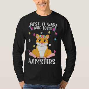 Nur ein Mädchen, das Hamster Liebe, Niedlich Hamst T-Shirt