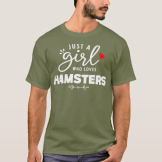 Nur ein Mädchen, das Hamster Liebe Premium T-Shirt