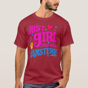 Nur ein Mädchen, das Hamster-Lieben Premium T-Shirt