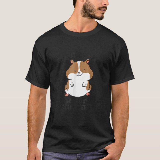 Nur ein Mädchen, das Hamsters Mama Hamster Liebe H T-Shirt (Vorderseite)