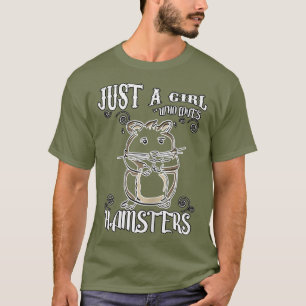 Nur ein Mädchen, das Hamsters T-Shirt Liebe Gesche