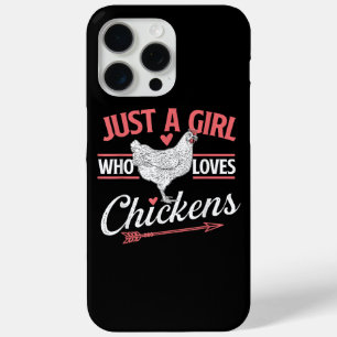 Nur ein Mädchen, das Hühner Liebe - Huhn Lover Pou Case-Mate iPhone Hülle