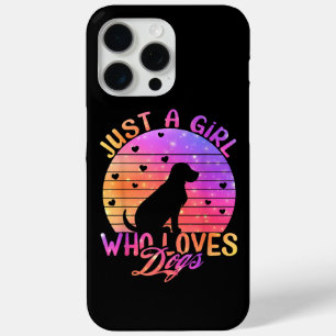 Nur ein Mädchen, das Hunde Liebe Case-Mate iPhone Hülle