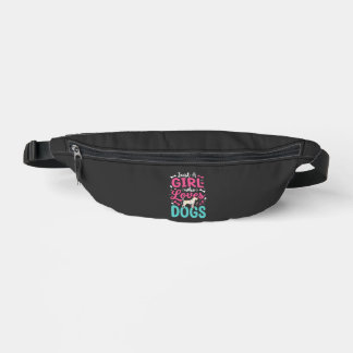 Nur ein Mädchen das Hunde liebt Bauchtasche
