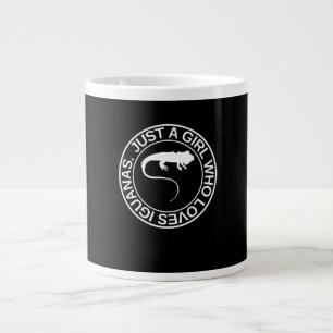 Nur ein Mädchen, das Iguanas-Geschenk für Frauenec Jumbo-Tasse