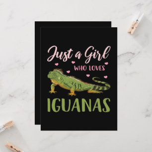 Nur ein Mädchen, das Iguanas Liebe
