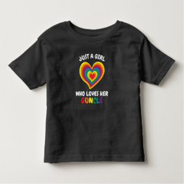 Nur ein Mädchen, das ihren Onkel Liebe Kleinkind T-shirt