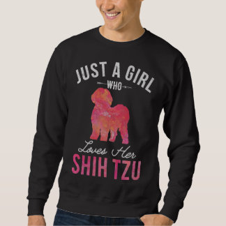 Nur ein Mädchen, das ihren schicken Besitzer des T Sweatshirt