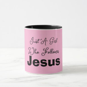 Nur ein Mädchen, das Jesus folgt Tasse