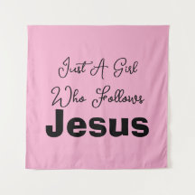 Nur ein Mädchen, das Jesus folgt
