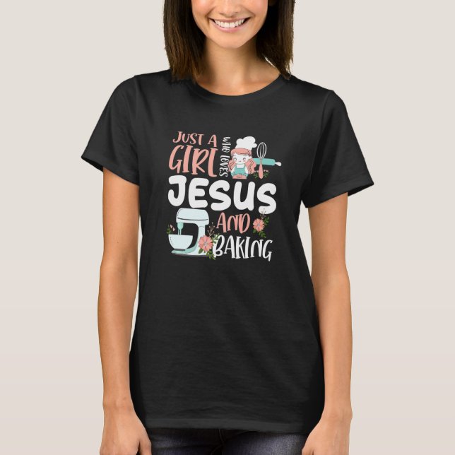 Nur ein Mädchen, das Jesus Liebe und lustigen Chri T-Shirt (Vorderseite)
