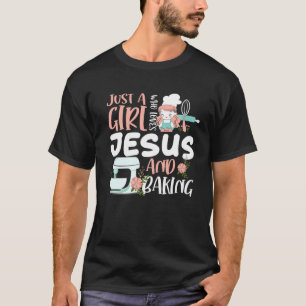 Nur ein Mädchen, das Jesus Liebe und lustigen Chri T-Shirt