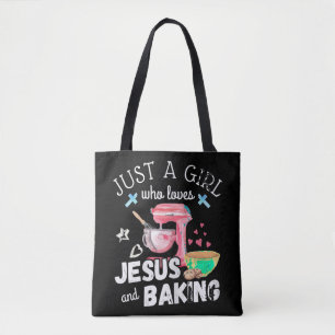 Nur ein Mädchen, das Jesus und Backen Liebe - Funn