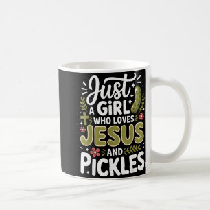 Nur ein Mädchen, das Jesus und Ckles liebt Kaffeetasse