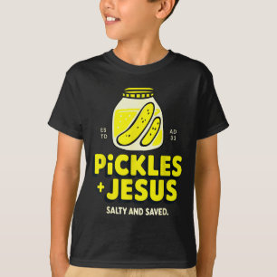 Nur ein Mädchen, das Jesus und eingelegte Gurken l T-Shirt