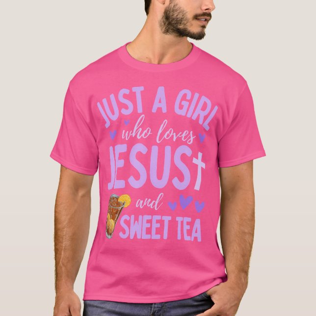 Nur ein Mädchen, das Jesus und Sweet Tee Christia  (Vorderseite)
