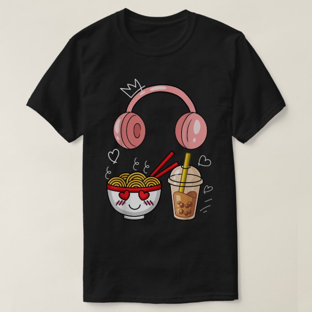 Nur ein Mädchen, das K-Pop Ramen Boba Bubble Tee L (Design vorne)