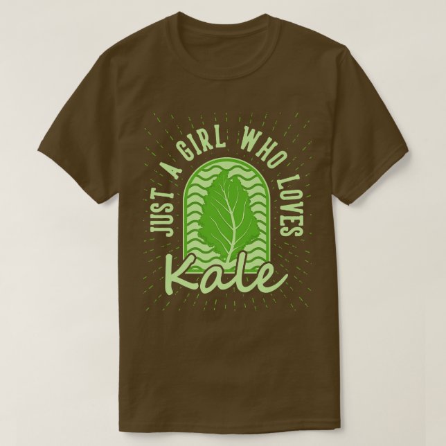 Nur ein Mädchen, das Kale Liebe T-Shirt (Design vorne)