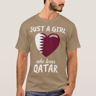 Nur ein Mädchen, das Katar Liebe T-Shirt