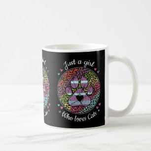 Nur ein Mädchen, das Katzen Lieben Besitzer Kitty  Kaffeetasse