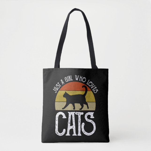 Nur ein Mädchen, das Katzen liebt (Vorderseite)