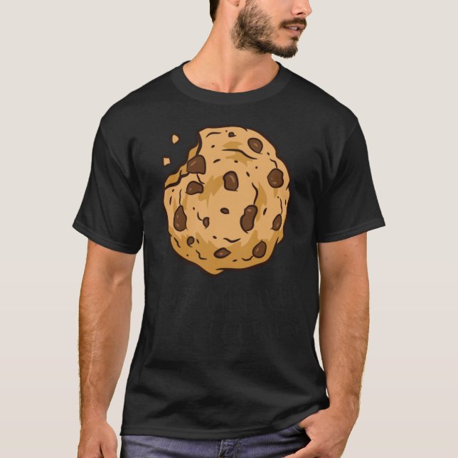 Nur ein Mädchen, das Kekse Liebe Funny Chocolate C T-Shirt (Vorderseite)