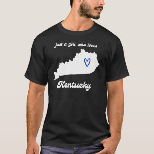 Nur ein Mädchen, das Kentucky Niedlich im Mittlere T-Shirt