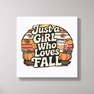 Nur Ein Mädchen Das Klassische Herbst T-Shirt Lieb Leinwanddruck