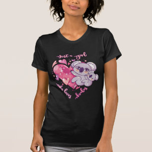 Nur Ein Mädchen Das Koalas Liebt T-Shirt