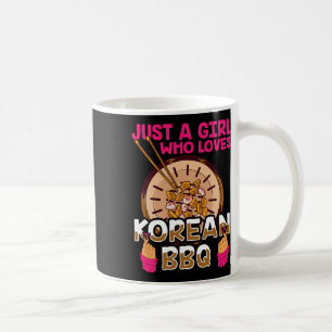 Nur ein Mädchen, das koreanische Grillen Bulgogi B Kaffeetasse