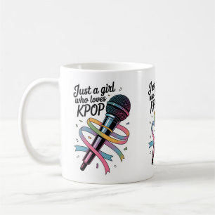Nur ein Mädchen, das Kpop Lieben Kaffeetasse