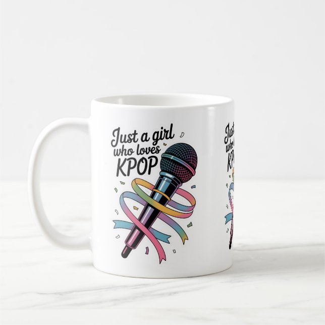 Nur ein Mädchen, das Kpop Lieben Kaffeetasse (Links)
