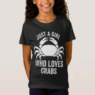 Nur ein Mädchen, das Krebse Lieben Krebstier T-Shirt