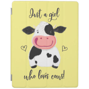 Nur ein Mädchen, das Kühe ! Herz und Holstein iPad Hülle