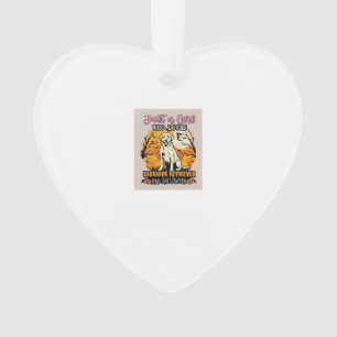 Nur ein Mädchen, das Labrador Retriever Halloween Ornament