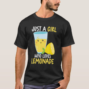 Nur ein Mädchen, das Lemonade Ice Lemon Juice Lem  T-Shirt