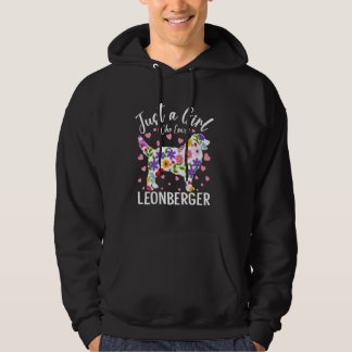 Nur ein Mädchen, das Leonberger Frauen und Mädchen Hoodie