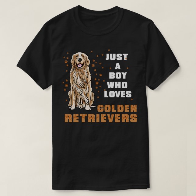 Nur ein Mädchen, das Liebe Golden Retrievers 1 T-Shirt (Design vorne)