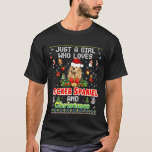 Nur ein Mädchen, das Lieben American Cocker Spanie T-Shirt