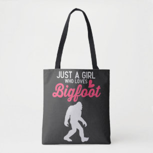 Nur ein Mädchen, das Lieben Bigfoot