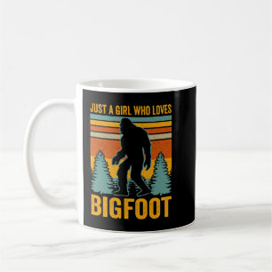Nur ein Mädchen, das Lieben Bigfoot Kaffeetasse