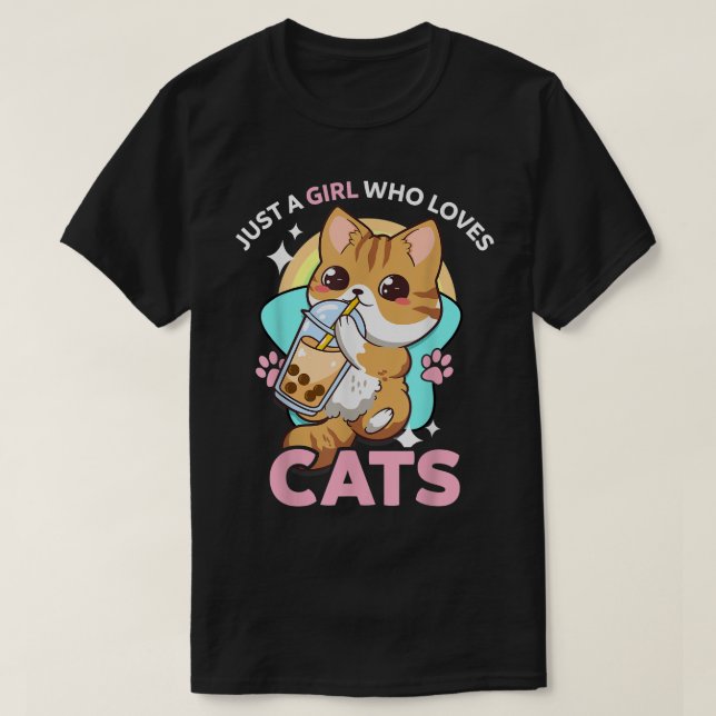 Nur ein Mädchen, das Lieben Boba Bubble Milk Tee K (Design vorne)