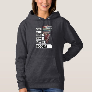 Nur ein Mädchen, das Lieben buchen Angebot für B Hoodie