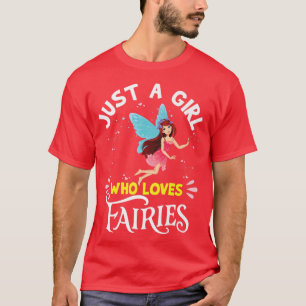 Nur ein Mädchen, das Lieben Bücher und Fairies Pri T-Shirt